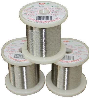 Nickel201/N 02201/2.4061 Fios de níquel puro para processamento químico e aplicações marítimas
