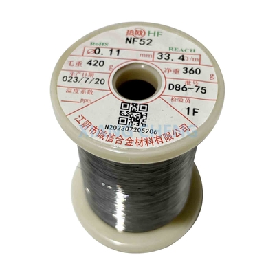 NF52 Ni45-50 PTC Fios de aquecimento de resistência à liga NiFe para produtos eléctricos domésticos