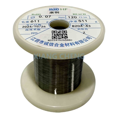 6J40/6J40X/6J40P/6J40D Constantan-tipo de precisão resistência fio bom alongamento para desempenho superior