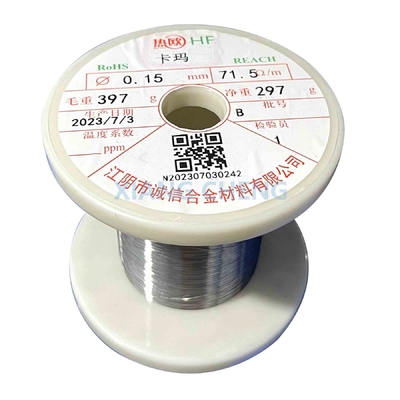 Karma Ni-Cr-Al-Fe 6J22/6J422 Fios de resistência de precisão Solução de alto desempenho para elementos de resistência fina