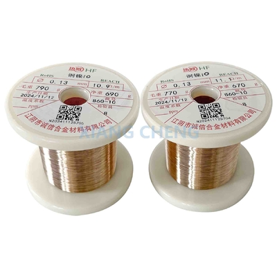 CuNi10 NC015 2.0811 C70700 fios de liga de cobre e níquel para trocadores de calor e sistemas eléctricos