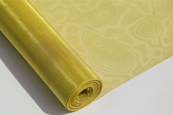 0.6-1.3mm largura de rolos de fio de latão malha em plano e twill tecer perfeito equilíbrio de força garantida